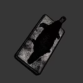 Game Movie Character With Fried Fish Like Look And Brown Crispy Surface On White Tray