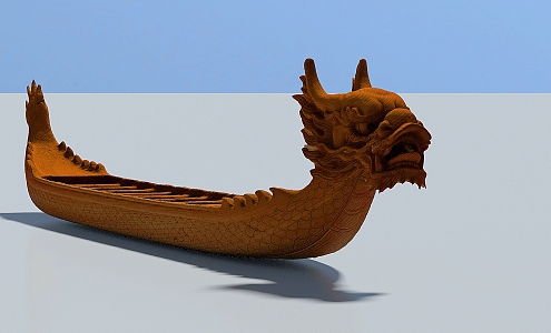 Chinese Dragon Boat 3d model