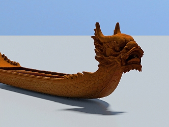 Chinese Dragon Boat 3d model