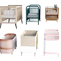 Various Styles Of Baby Cribs With Different Colors And Designs For Nursery
