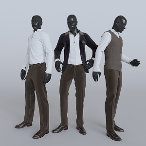 Modern Model Clothing Male Model 3d model