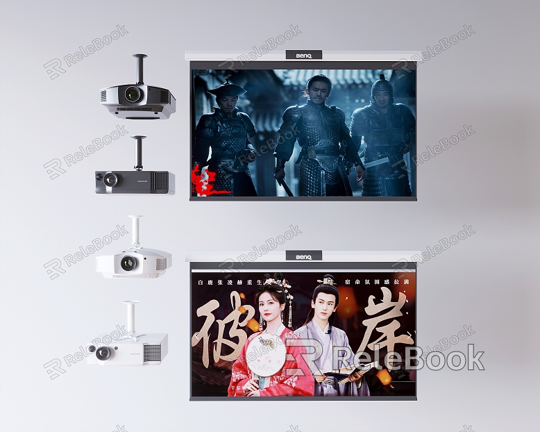 Projector Projection Screen Projector Projection Equipment Display Screen model