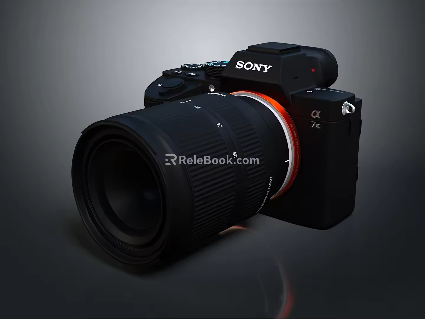 DSLR Camera Card Machine Digital Camera Digital Camera Photographic Equipment 3d model
