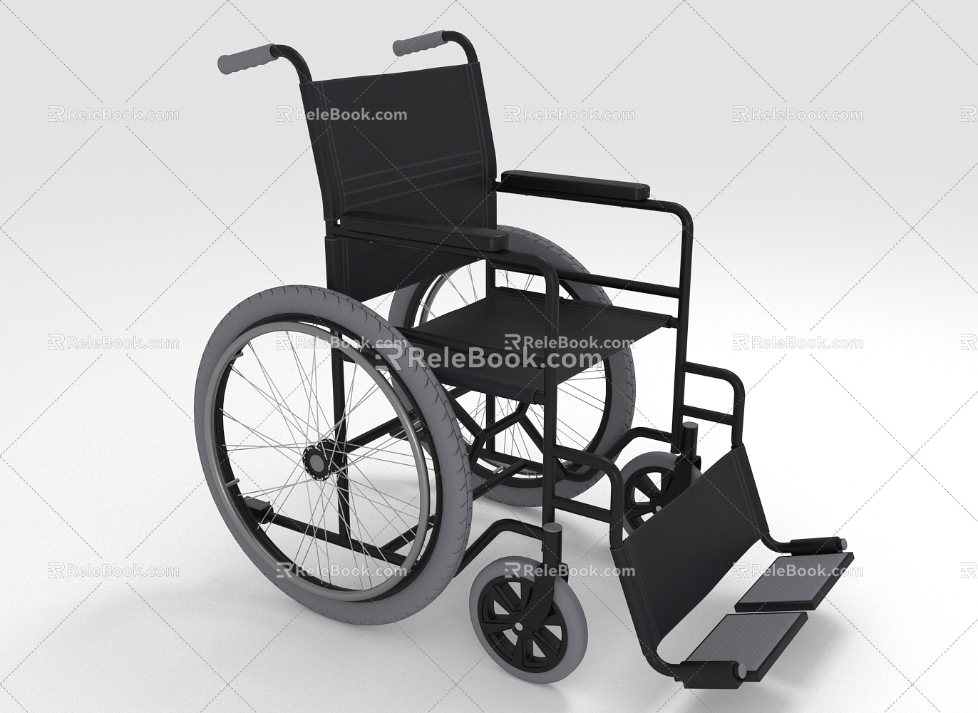 Modern Wheelchair 3d model