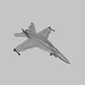Fighter Jet With Gray Body Blue Stripes Pilot In Cockpit And Landing Gear Down