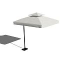 Modern Parasol Outdoor Features Seat Leisure Chair Casual Sun Umbrella 3d model