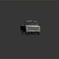 Old Rusty Pickup Truck With Worn White Body Rusted Roof And Vintage Design