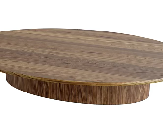 Brazil Brasilia Style Coffee Table 3d model