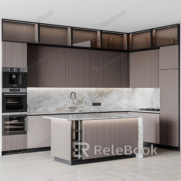 Modern open kitchen model