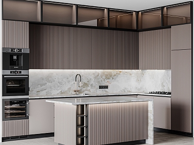 Modern open kitchen model