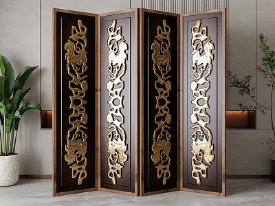 Screen partition 3d model
