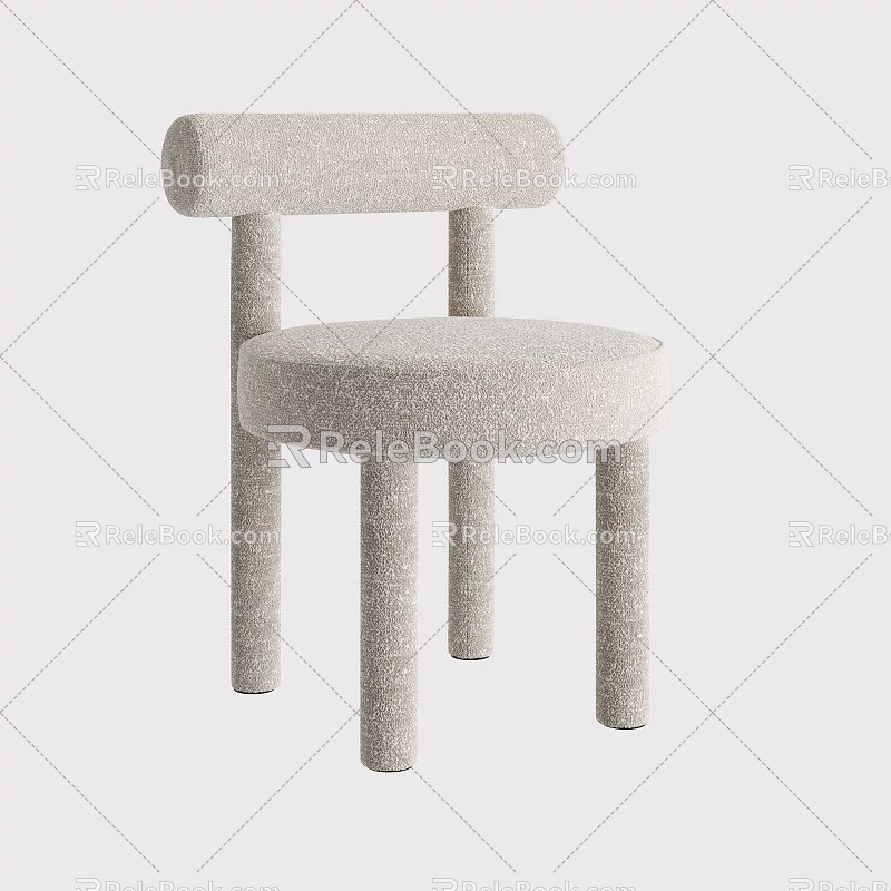 Modern single chair 3d model