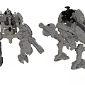 Modern Robot Mechanical Armor Robot 3d model