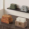 Middle Ancient Style Gift Box Tea Box Packaging Box Storage Box 3d model