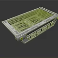 Sturdy Metal Grid Equipment Tray Featuring Reinforced Handles and Industrial Design