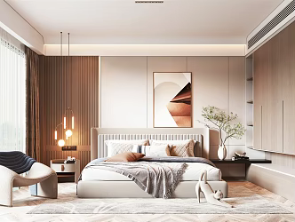 Modern Bedroom Home Bedroom 3d model