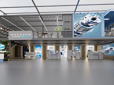 Modern Open Kitchen Interior Design With Island Counter And Appliances 3d model