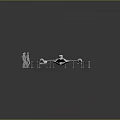 Modern Spaceship Spacecraft Spacecraft 3d model