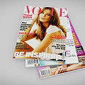 Magazines Books 3d model