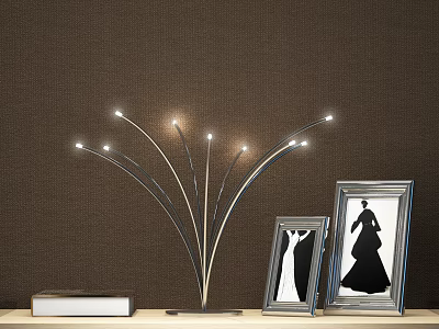 Modern ornaments combination 3d model