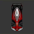 Striking Red Ferrari Racing Car With Sleek Design And Aerodynamic Details