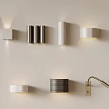 Simple wall lamp 3d model