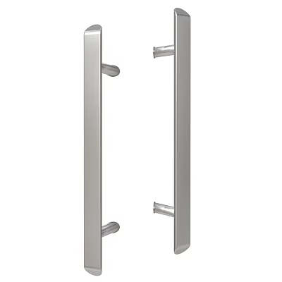 Stainless Steel Door Handle with Modern Sleek Design for Home or Office Doors 3d model