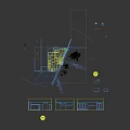 Modern Minimalist Bloom Clothing Store Exterior With Garment Display And Delicate Potted Decorations