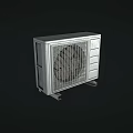 Efficient Air Conditioner Fan With Metal Grille For Home Office Cooling