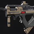 Modern Tactical Firearm With Advanced Components Design 3d model