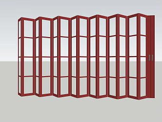 modern folding door 3d model