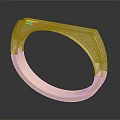 Modern Gold Ring Jewelry With Sleek Surface And Shiny Lustrous Design