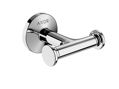 AXOR Modern Chrome Bathroom Towel Holder With Sleek Wall Mounted Design 3d model