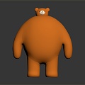 Toy Bear CG Bear Cartoon Bear 3d model