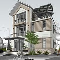 Jianou single-family residential villa 3d model