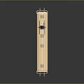 Cream And Red Tram 3D Model With Pantograph Overhead Wires Windows And Doors