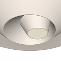 Minimalist Modern Ceiling With Circular Light Fixture 3d model