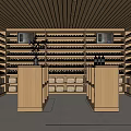 Wine Cellar Display Cabinet Wine Cellar Display Storage Cabinet Wine Cellar Display Wine Cellar Storage Wine Cellar Nakajima Valor Wine Storage Wine Cellar Refrigerator Wine Cellar Cold 3d model