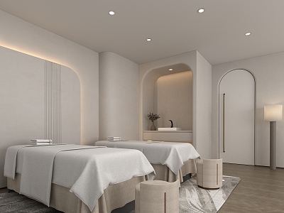 Qui Ji SPA beauty salon private health salon 3d model