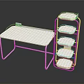 Iron frame large iron frame iron frame house factory industrial iron frame iron ladder rigid ladder work frame rigid scaffold 3d model