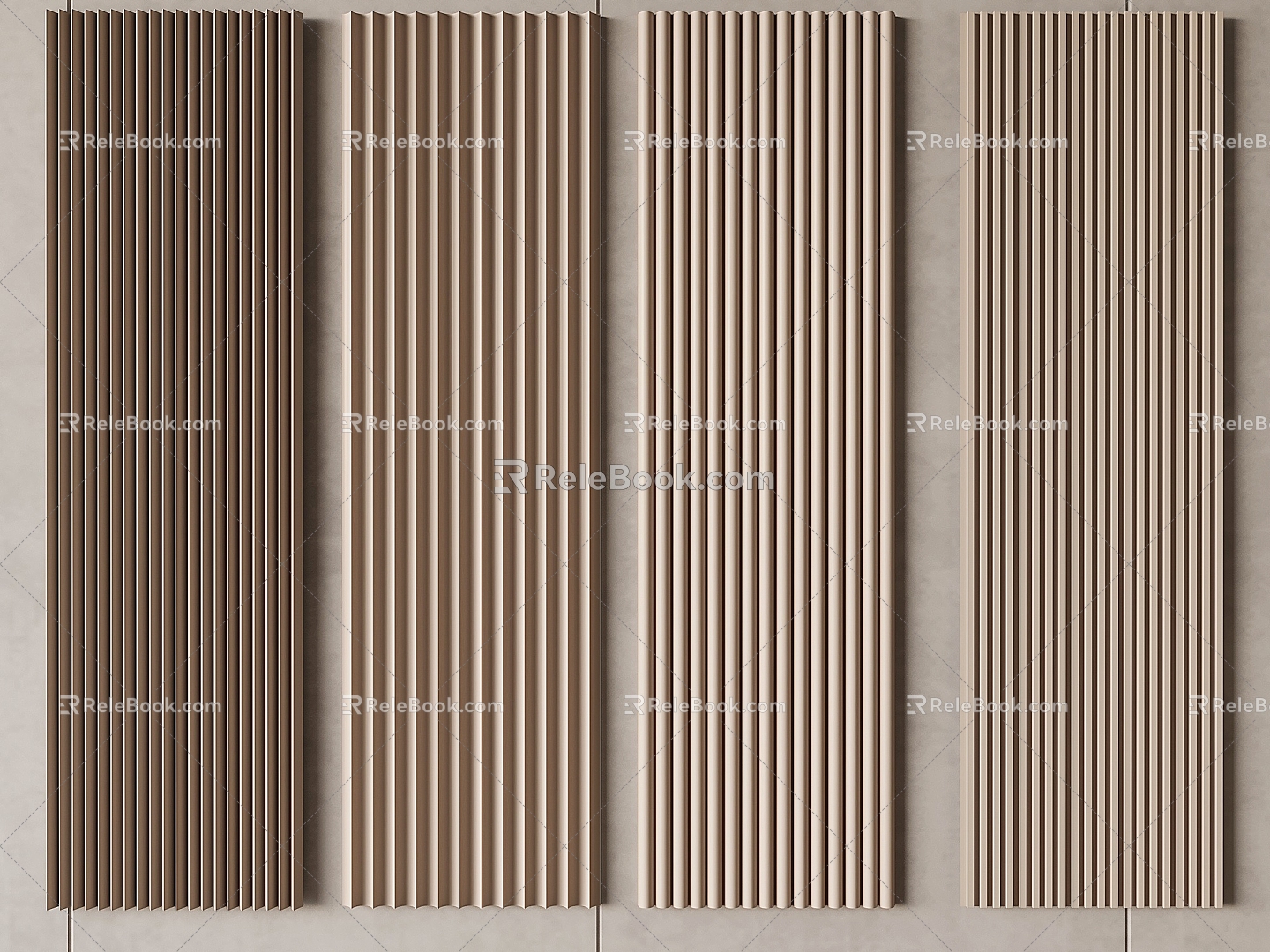 Wall plate Grille plate Wave plate 3d model