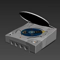 White TV DVD Player Combo With Open Disc Tray And Connectivity Ports