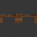 Rustic Wooden Pallet Structure With Solid Wood Slats And Sturdy Base Design