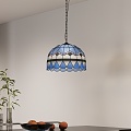 Mediterranean Lamps Retro Lamps High-end Lamps Color Lamps Blue Lamps 3d model