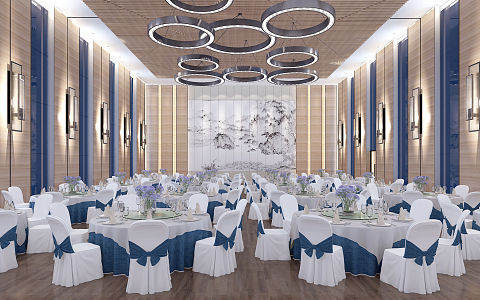 Ballroom 3d model