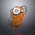 Potato Power Generator Setup With Wire Connections And Metal Probes