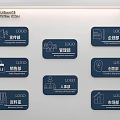Office Guidance System Design With Department Signs And Icons