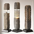 Wind floor lamp 3d model