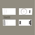 Exquisite White Wall Mounted Devices With Modern Design And Sleek Finish