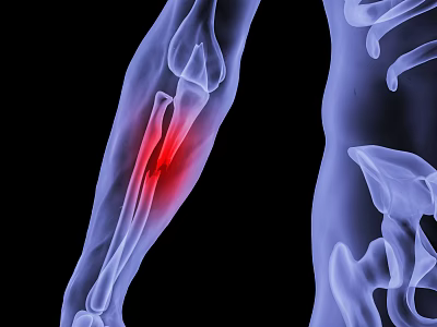 Modern Ulna Fracture Human Ulna Fracture 3d model Modern Ulna Fracture Human Ulna Fracture 3d model